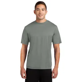 Sport-Tek Men's Grey Concrete Tall PosiCharge Competitor Tee