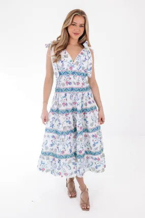 Strong Feelings Midi Dress - White