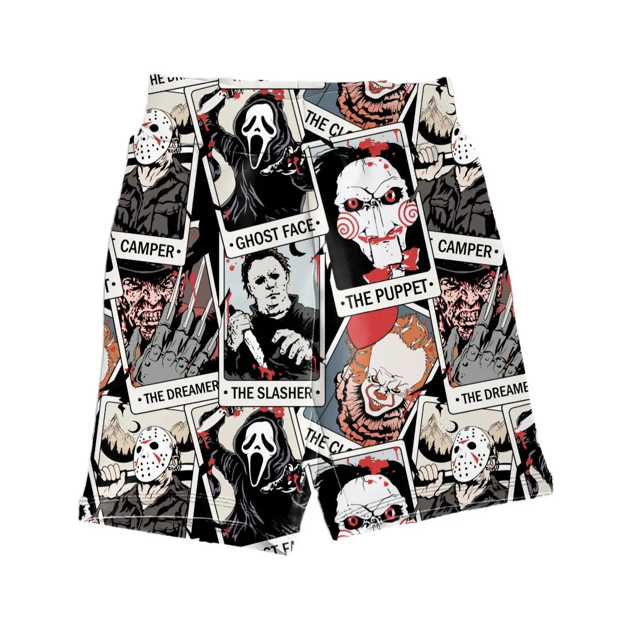Tarot Horror Biker Shorts