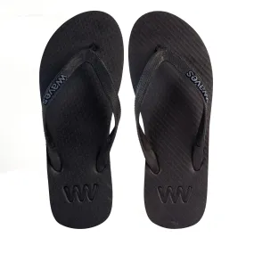 WAVES Men's Waves Plain (UK 8) - Black