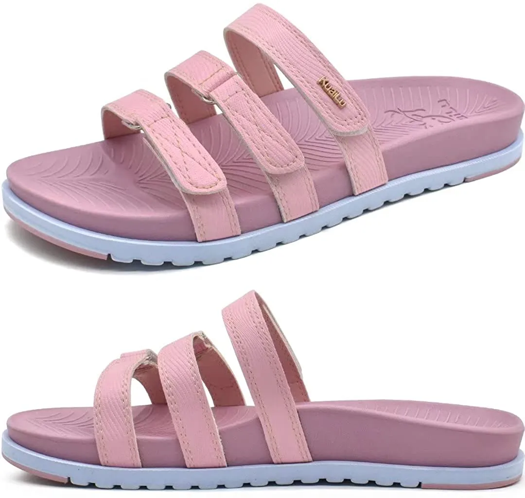 Womens Orthotic Slides Comfort Plantar Fasciitis Arch Support Slip on Sandals
