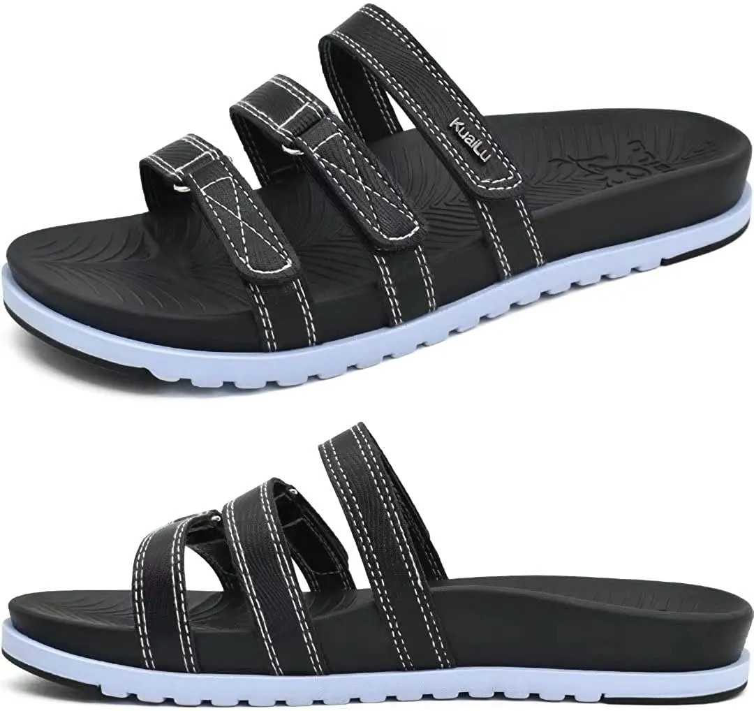Womens Orthotic Slides Comfort Plantar Fasciitis Arch Support Slip on Sandals