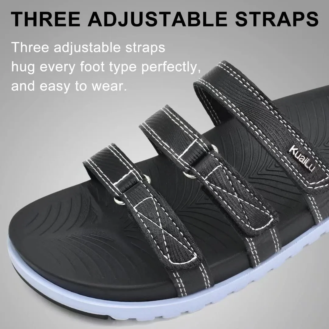 Womens Orthotic Slides Comfort Plantar Fasciitis Arch Support Slip on Sandals