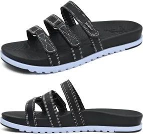 Womens Orthotic Slides Comfort Plantar Fasciitis Arch Support Slip on Sandals