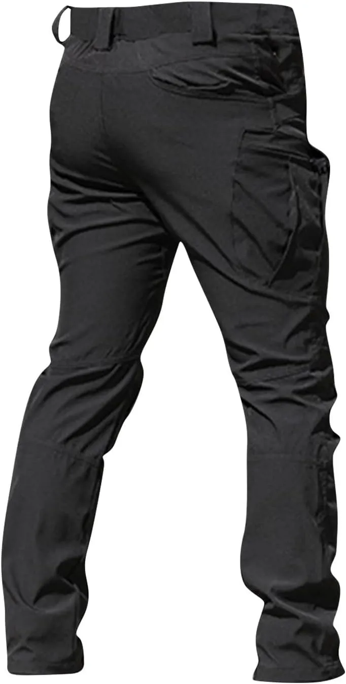 XIAXOGOOL Cargo Pants Men Baggy Sweatpants Mens Tactical Pants Stretch Camo Pant Pocket Hiking Workout Athletic Pants Outdoor