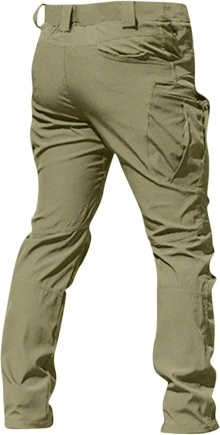 XIAXOGOOL Cargo Pants Men Baggy Sweatpants Mens Tactical Pants Stretch Camo Pant Pocket Hiking Workout Athletic Pants Outdoor