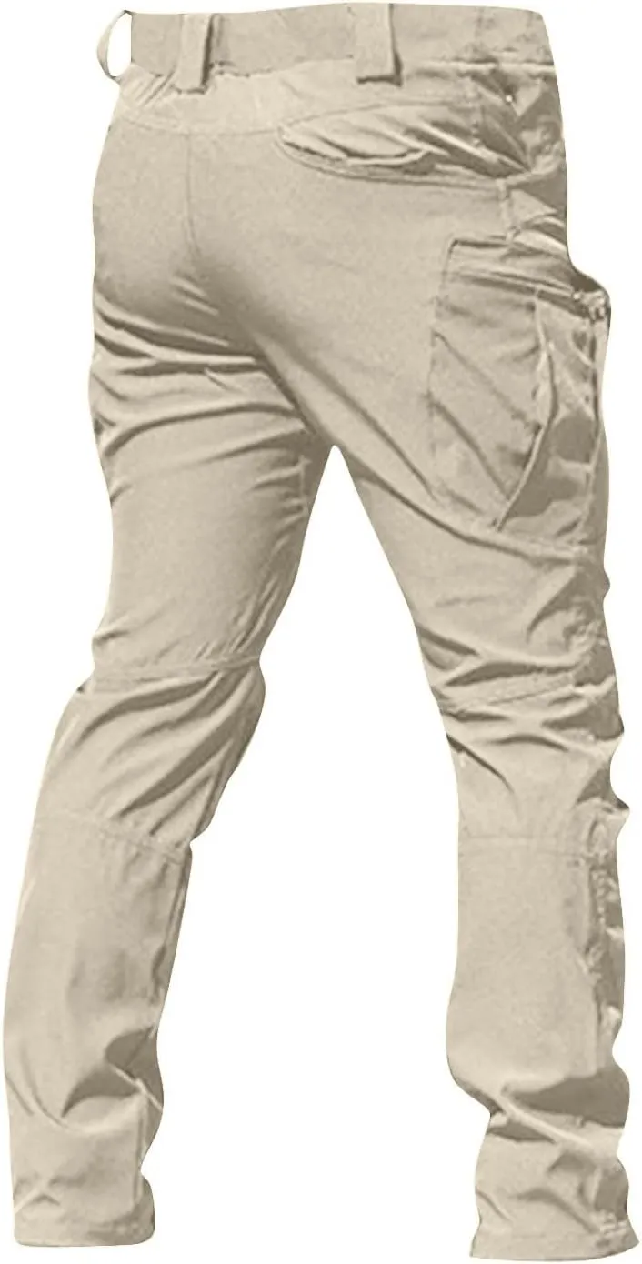 XIAXOGOOL Cargo Pants Men Baggy Sweatpants Mens Tactical Pants Stretch Camo Pant Pocket Hiking Workout Athletic Pants Outdoor
